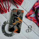 Camo Black And Pink Pattern Mobile Case Cover For Oneplus 6