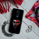 Red Skull Face Pattern Mobile Case Cover For Oneplus 7t Pro