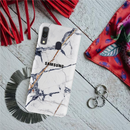 White Marble Pattern Mobile Case Cover For Galaxy A20