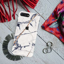 White Marble Pattern Mobile Case Cover For Iphone 7 Plus