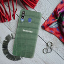 Green Boxes Pattern Mobile Case Cover For Galaxy M30