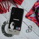 USA Astronaut Pattern Mobile Case Cover For Galaxy A30S