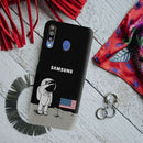 USA Astronaut Pattern Mobile Case Cover For Galaxy M30