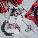 White & Black Marble Pattern Mobile Case Cover For Redmi Note 8