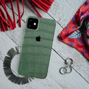 Green Boxes Pattern Mobile Case Cover For Iphone 11
