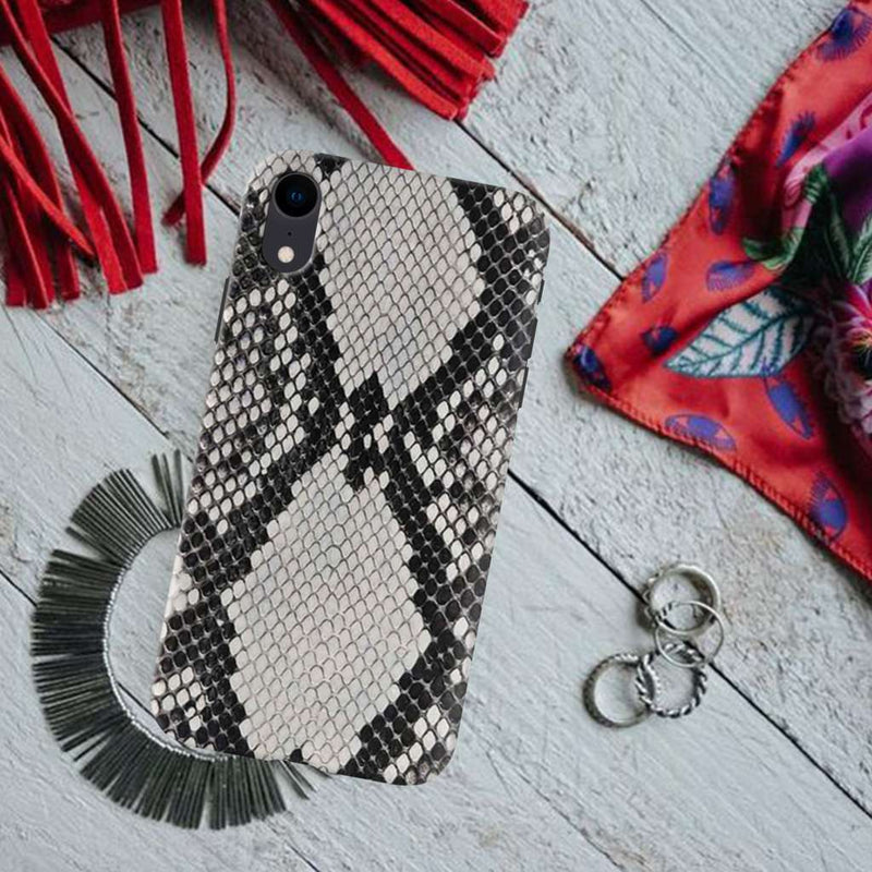 Snake Skin Pattern Mobile Case Cover For Iphone XR