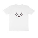 Cute Eyes Round Neck Printed Tshirt for Men