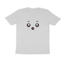 Cute Eyes Round Neck Printed Tshirt for Men