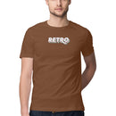 Retro Printed Round Neck Men Tshirts