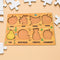 Fruit-Filled Fun! Educational Wooden Puzzle for Toddlers & Kids