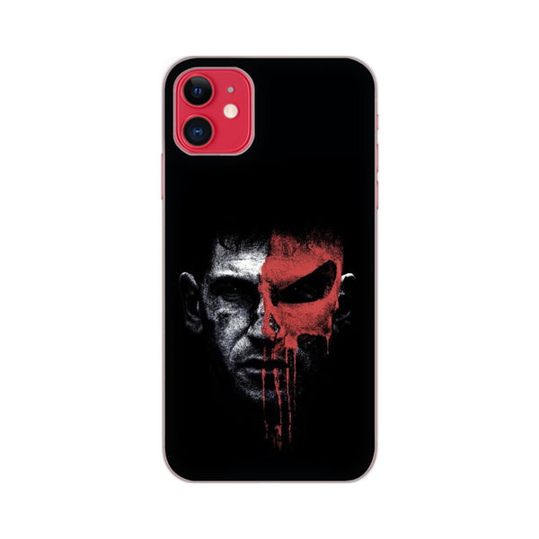 Red Skull Face Pattern Mobile Case Cover for iPhone 11