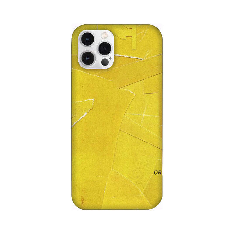 Pixel Clear Case Dbrand Skin On Cracked Phone Yellow Paper Pattern