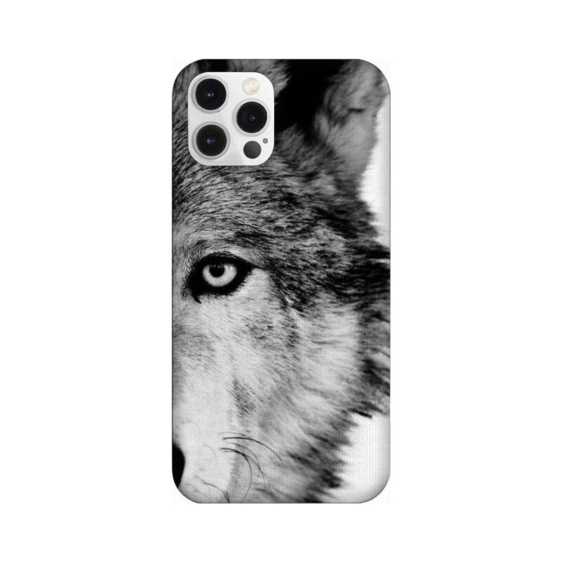 Wolf Face Pattern Mobile Case Cover for iPhone 12/ iPhone 12 Mini/ iPhone 12 Pro/ iPhone 12 Pro Max
