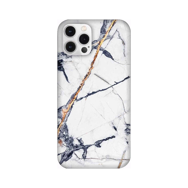 White Marble Pattern Mobile Case Cover for iPhone 12/ iPhone 12 Mini/ iPhone 12 Pro/ iPhone 12 Pro Max
