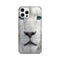 White Lion Portrait Pattern Mobile Case Cover for iPhone 12/ iPhone 12 Mini/ iPhone 12 Pro/ iPhone 12 Pro Max