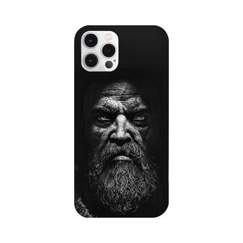 Old Bearded Man Pattern Mobile Case Cover for iPhone 12/ iPhone 12 Mini/ iPhone 12 Pro/ iPhone 12 Pro Max