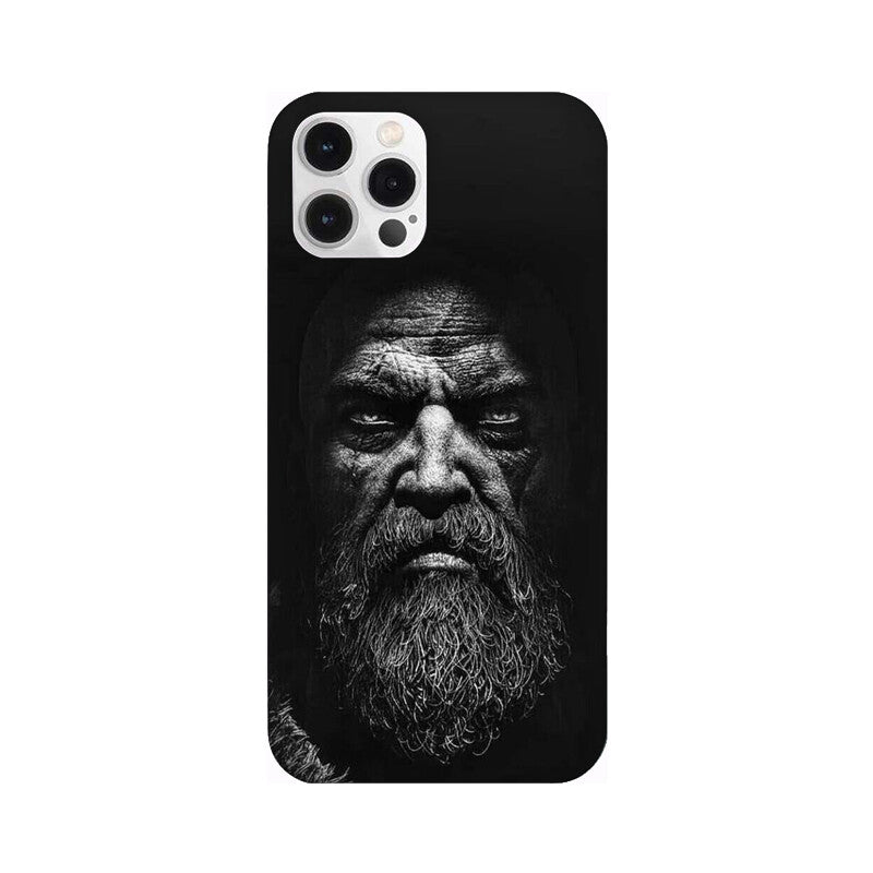 Old Bearded Man Pattern Mobile Case Cover for iPhone 12/ iPhone 12 Mini/ iPhone 12 Pro/ iPhone 12 Pro Max