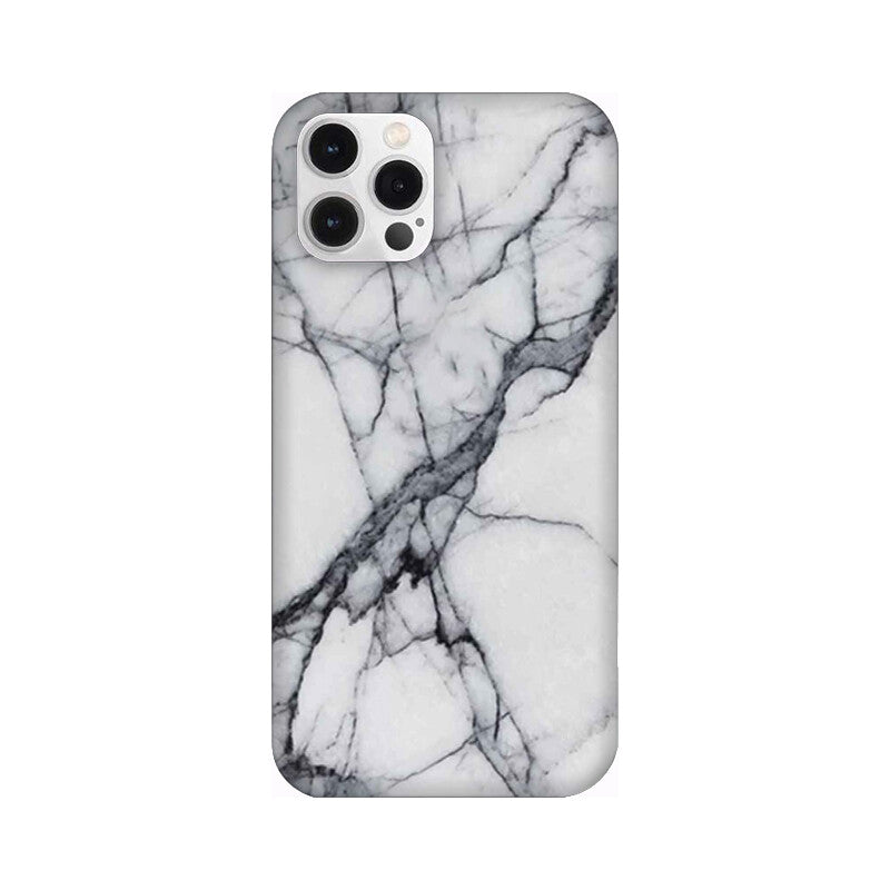 Light Grey Marble Pattern Mobile Case Cover for iPhone 12/ iPhone 12 Mini/ iPhone 12 Pro/ iPhone 12 Pro Max