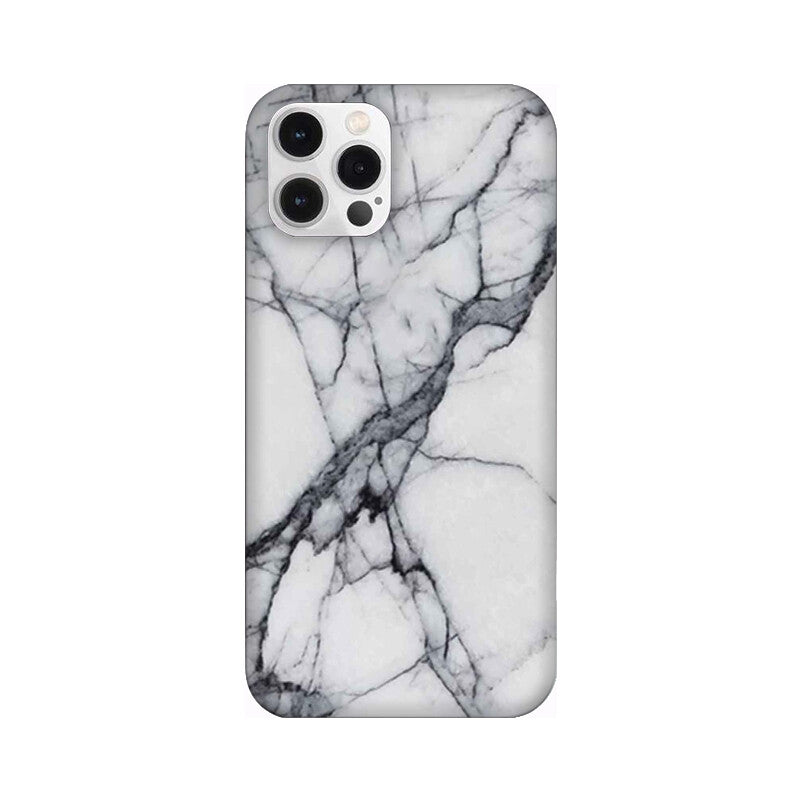 Light Grey Marble Pattern Mobile Case Cover for iPhone 12/ iPhone 12 Mini/ iPhone 12 Pro/ iPhone 12 Pro Max