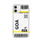 Goa ticket Printed Slim Cases and Cover for iPhone 12/ iPhone 12 Mini/ iPhone 12 Pro/ iPhone 12 Pro Max