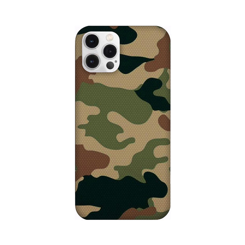 Camo Black And Green Pattern Mobile Case Cover for iPhone 12/ iPhone 12 Mini/ iPhone 12 Pro/ iPhone 12 Pro Max