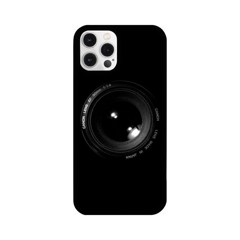 Camera Lence Pattern Mobile Case Cover for iPhone 12/ iPhone 12 Mini/ iPhone 12 Pro/ iPhone 12 Pro Max