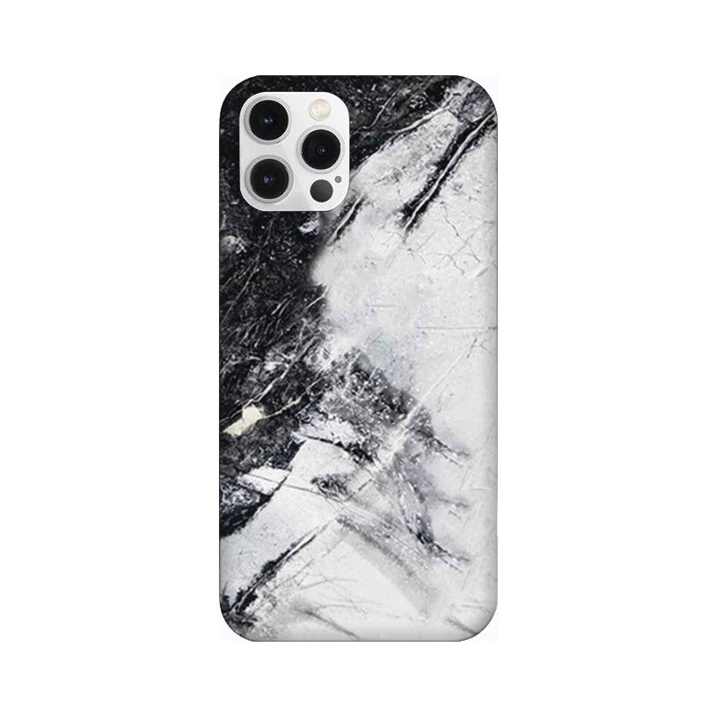 Black Cloud Marble Pattern Mobile Case Cover for iPhone 12/ iPhone 12 Mini/ iPhone 12 Pro/ iPhone 12 Pro Max