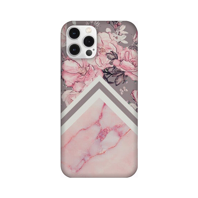 Pink Marble Pattern Mobile Case Cover for iPhone 12/ iPhone 12 Mini/ iPhone 12 Pro/ iPhone 12 Pro Max