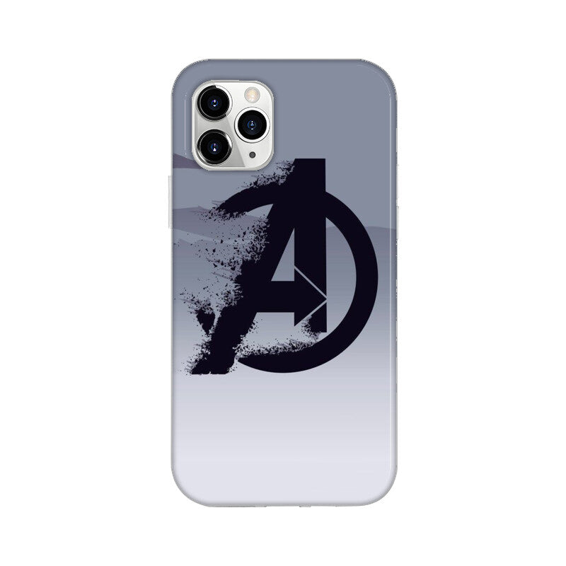 Avengers Logo Pattern Mobile Cover for iPhone 11/ iPhone 11 Pro/ iPhone 11 Pro Max
