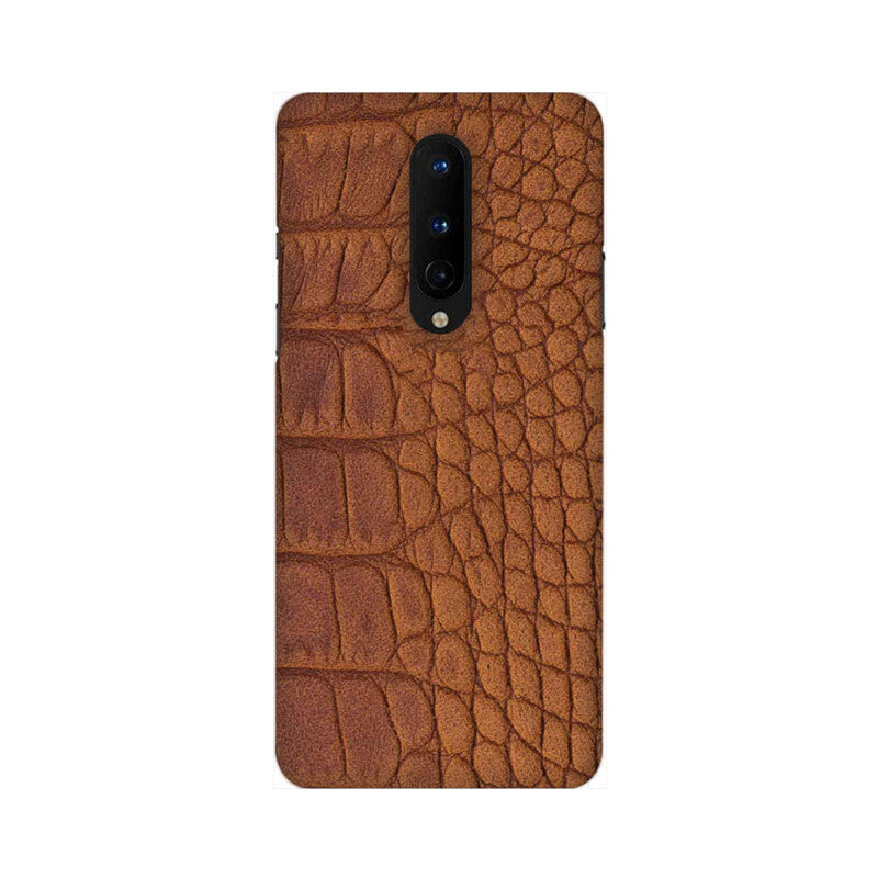 Red leather Texture Pattern Mobile Case Cover for OnePlus 8/ OnePlus 8 Pro