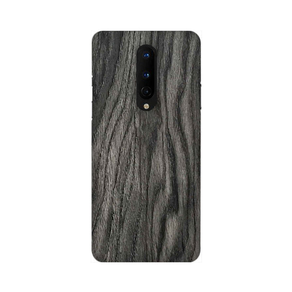 Black Wood Surface Pattern Mobile Case Cover for OnePlus 8/ OnePlus 8 Pro