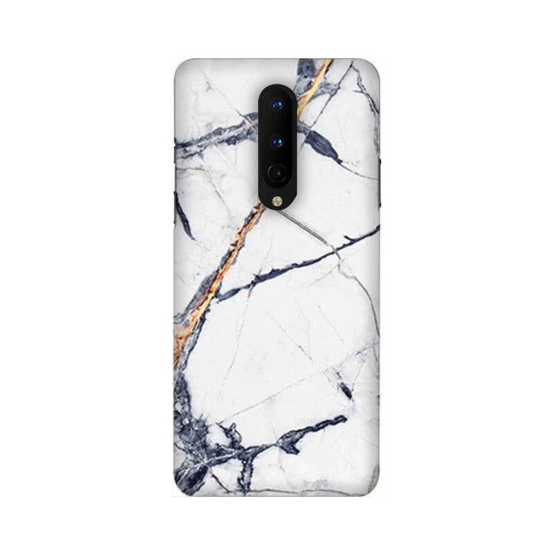 White Marble Pattern Mobile Case Cover for OnePlus 8/ OnePlus 8 Pro