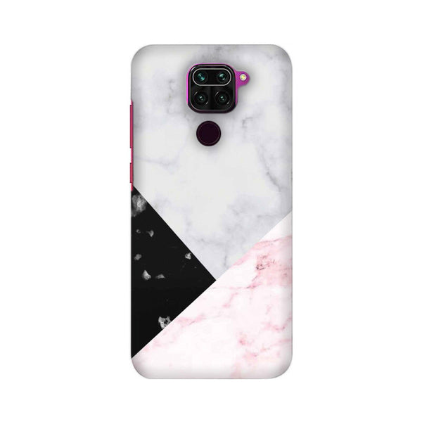 Pink Black & White Marble Pattern Mobile Case Cover for Redmi Note 9/ Redmi Note 9 Pro