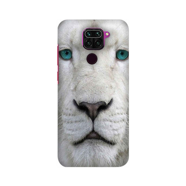 White Lion Portrait Pattern Mobile Case Cover for Redmi Note 9/ Redmi Note 9 Pro