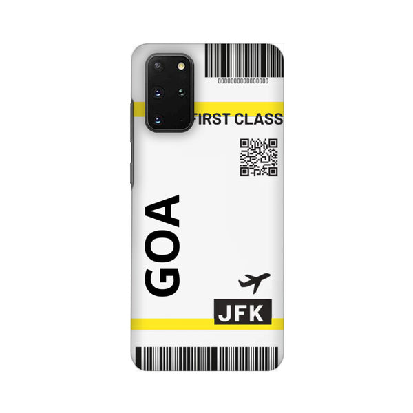 Goa ticket Printed Slim Cases and Cover for Galaxy S20 Plus