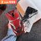 Combo Offer On Iron Man And Marble Pattern Mobile Case For Oneplus 7 ( Pack Of 2 )