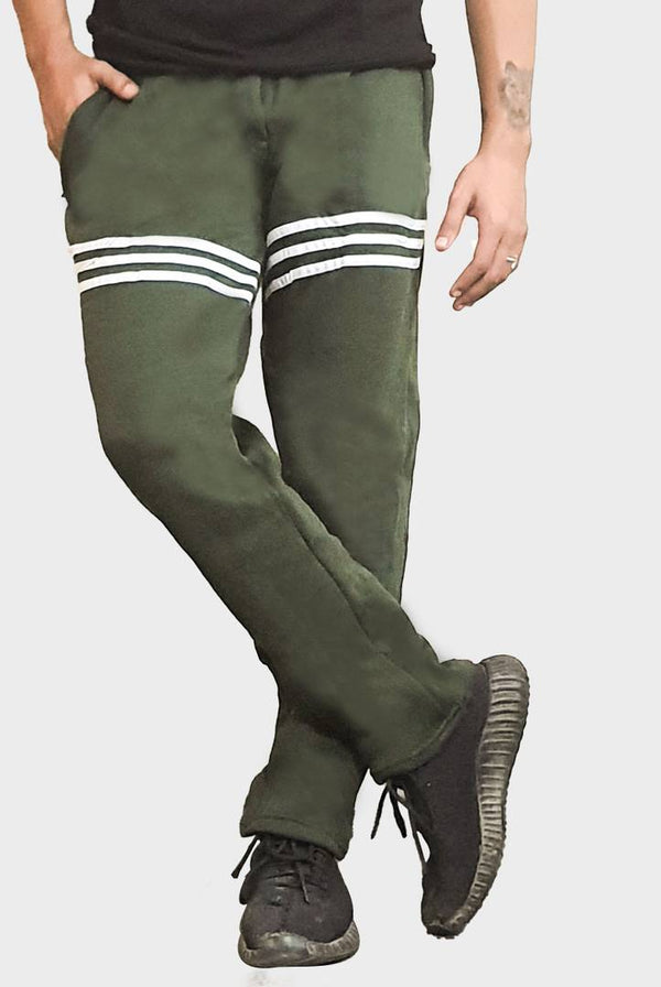 Green Track Pant For Winter