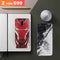 Combo Offer On Iron Man And Marble Pattern Mobile Case For Oneplus 7 ( Pack Of 2 )