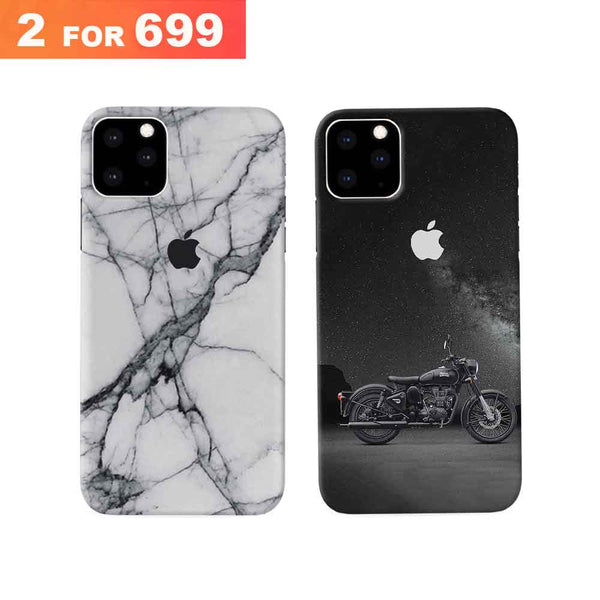 Combo Offer On Iron Man And Beard Old Man Pattern Mobile Case For IPhone 11 Pro ( Pack Of 2 )