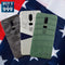 Combo Offer On Red Camo, Marble Colours And Green Pattern Mobile Case For Oneplus 6 ( Pack Of 3 )