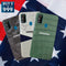 Combo Offer On Marble And Blue, Camo And Green Boxes Pattern Mobile Case For Galaxy M30s ( Pack Of 3 )