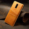 Brown Leather Mobile Cover for Oneplus 7