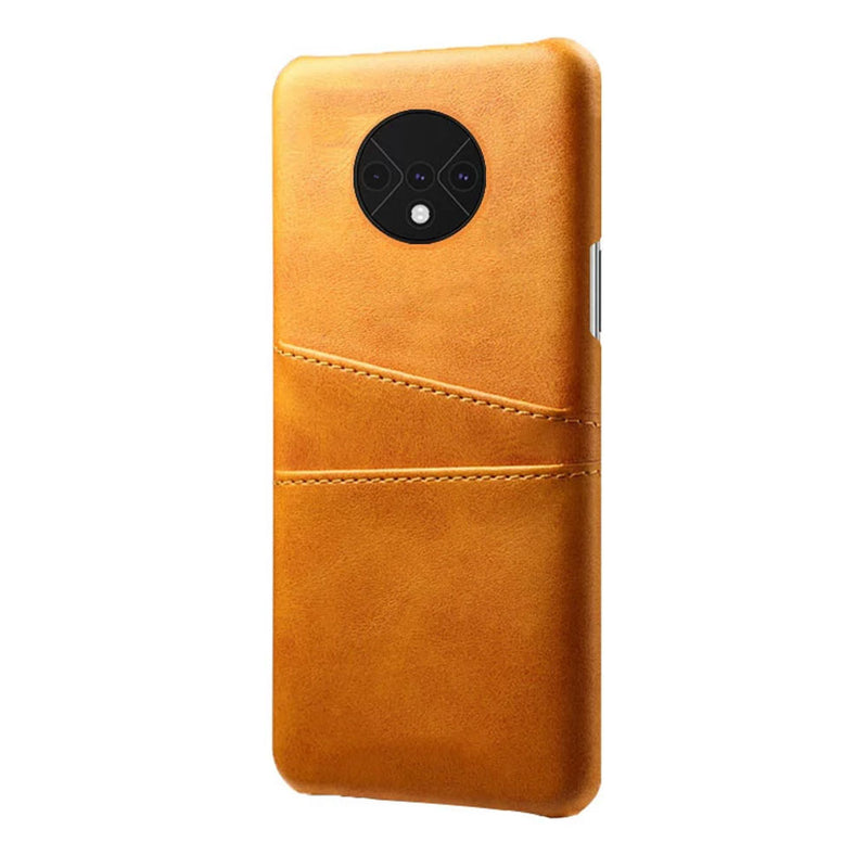 Brown Leather Mobile Cover for Oneplus 7t