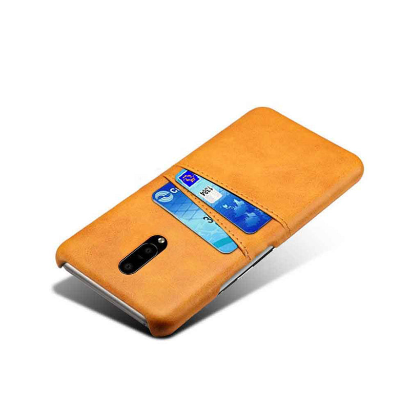 Brown Leather Mobile Cover for Oneplus 7