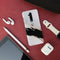 Black Patch White Marble Pattern Mobile Case Cover For Oneplus 7t Pro