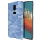 Blue and White Camouflage Printed Slim Cases and Cover for OnePlus 6