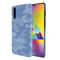 Blue and White Camouflage Printed Slim Cases and Cover for Galaxy A70