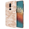 Cream and White Camouflage Printed Slim Cases and Cover for OnePlus 6