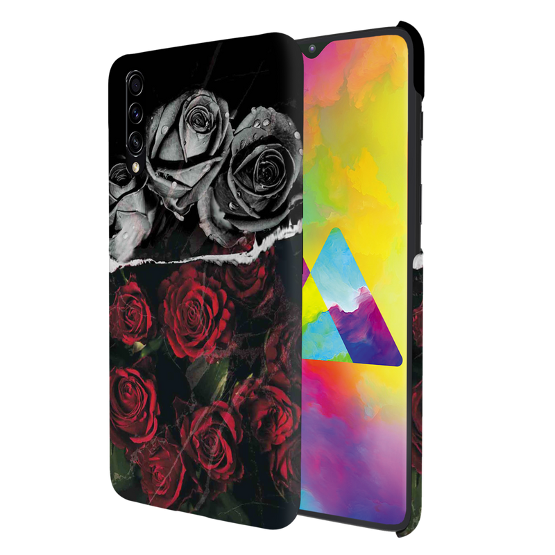 Dark Roses Printed Slim Cases and Cover for Galaxy A70