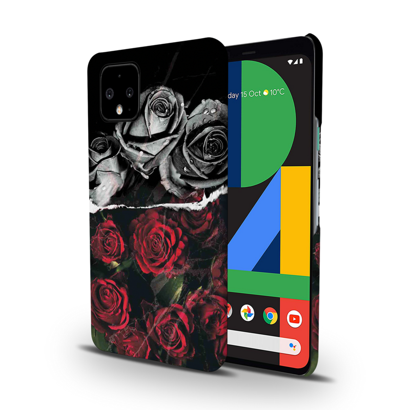 Dark Roses Printed Slim Cases and Cover for Pixel 4